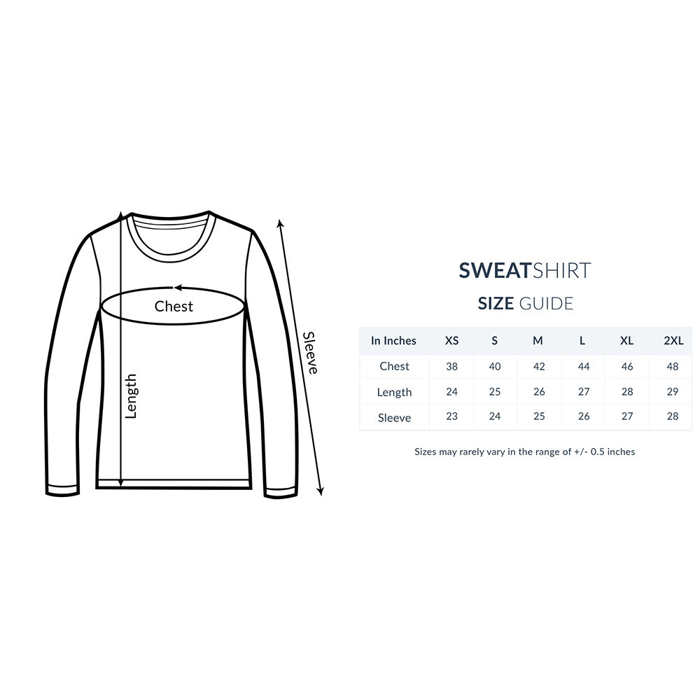 Anything Worth Having Takes Time" Printed Black Sweatshirt for Men – Premium Cotton Comfort