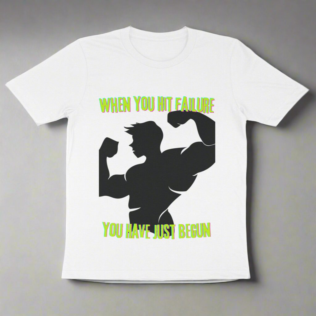 motivation tshirt, white colour tee gym tshirt, green white , gym t shirt for men