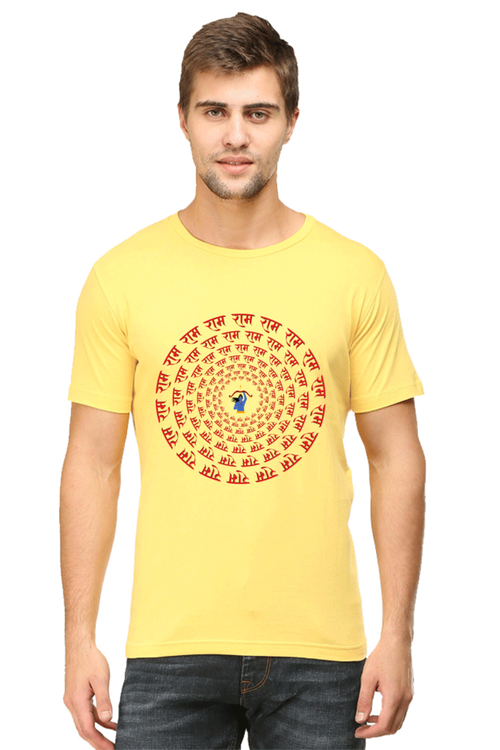 Jai Shree Ram  - Crew Neck T-shirt — front print
