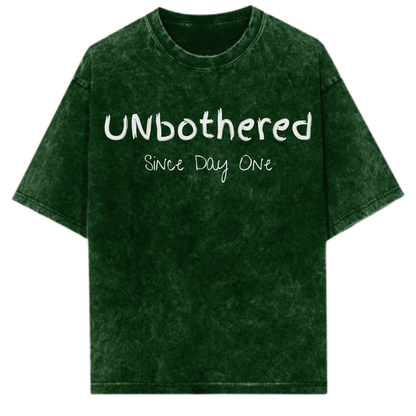 UnBoThErEd - Unisex Acid wash Oversized T-shirt