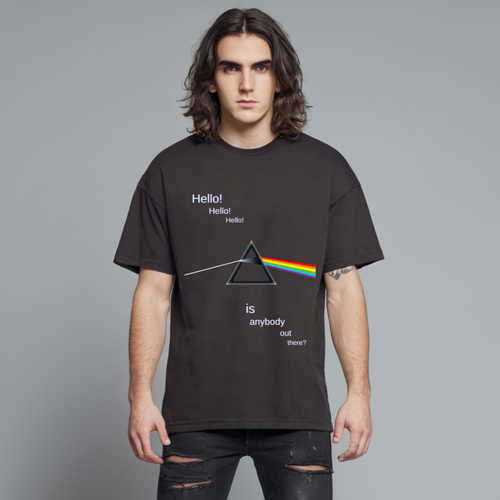 Pink Floyd - Terry Oversized Tee — front print