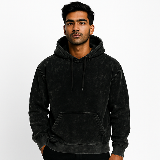 Unisex Acid Wash Oversized Hoodie – Heavy Cotton | 4 Colors Drop