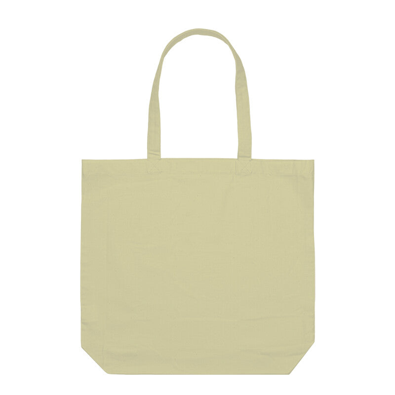 "But First Coffee" Tote Bag - Minimalist Design — back print