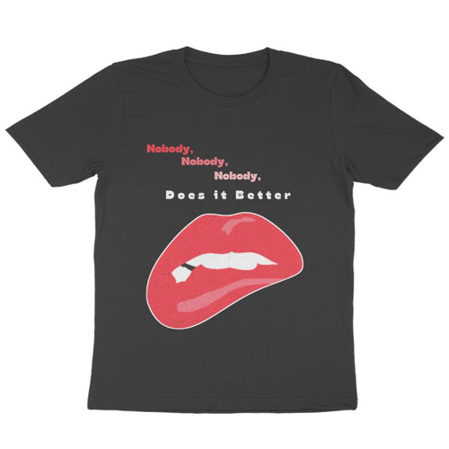 Lips Don’t Lie: Naughty America inspired UNISEX Style Tee — front print