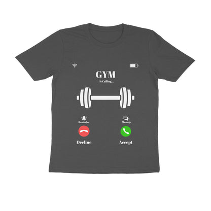 Gym is Calling Graphic Unisex Round Neck T-Shirt for Men and Women