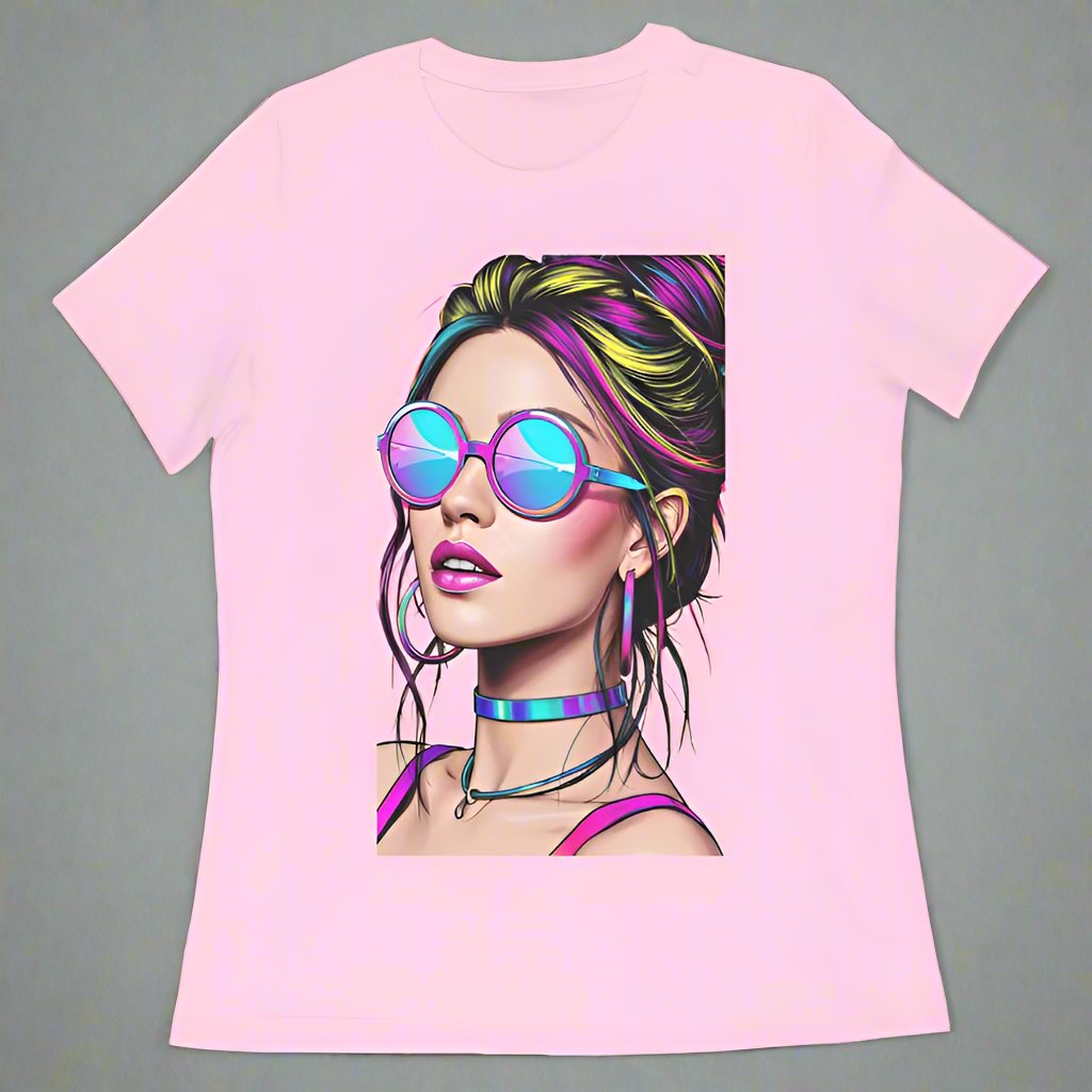 pink tshirt for girl women