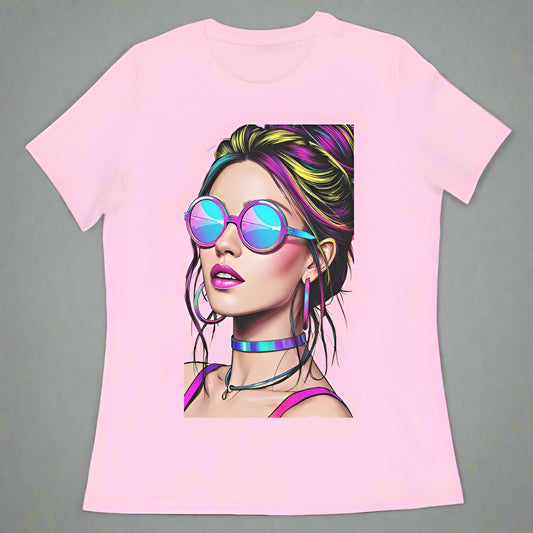 pink tshirt for girl women
