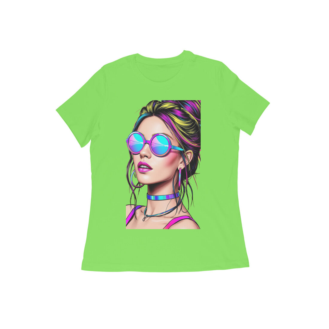 Quirk Chic: Cool & Unique Graphic Tee for Trendy Girls